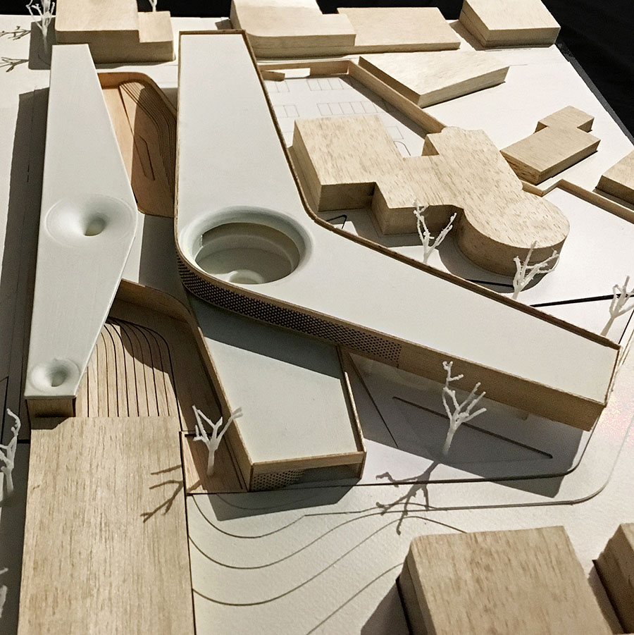 Professor Hesabi Cultural Center- Physical Model | ماکت طرح معماری بنای یادبود و مجموعه علمی فرهنگی دکتر حسابی