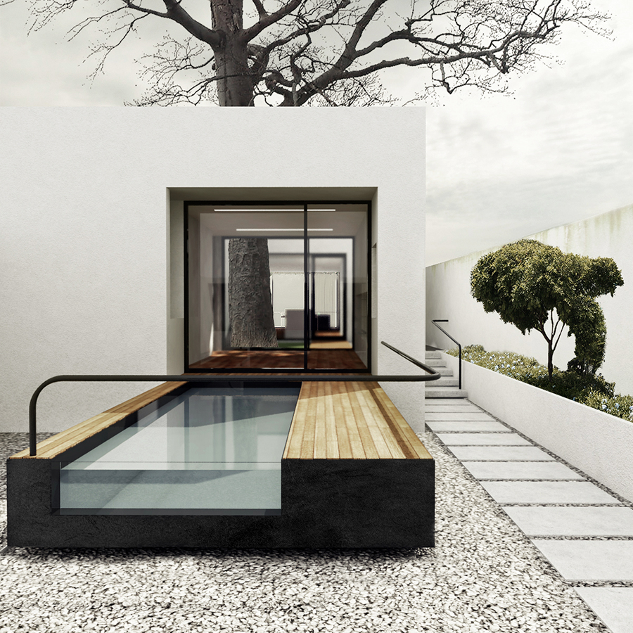 Horizontal Void House- PRATIC A Studio خانه وید افقی- استودیو معماری پراتیک