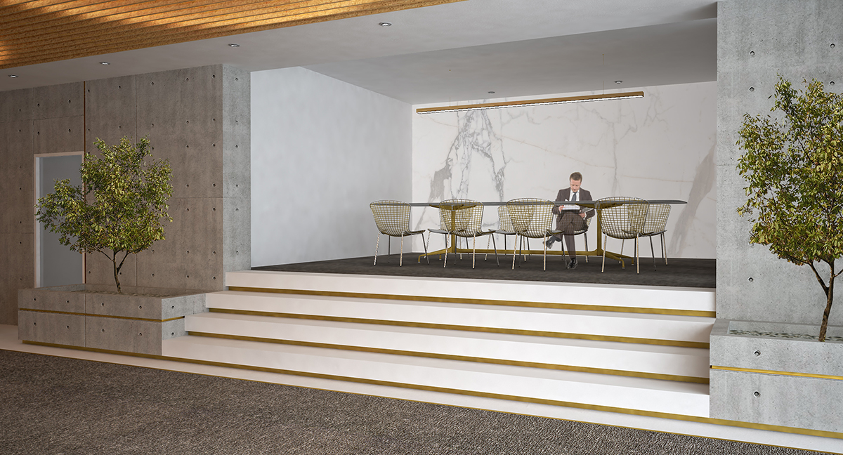Interior Design; Lobby of Parsa Tower; Pratic-a Studio