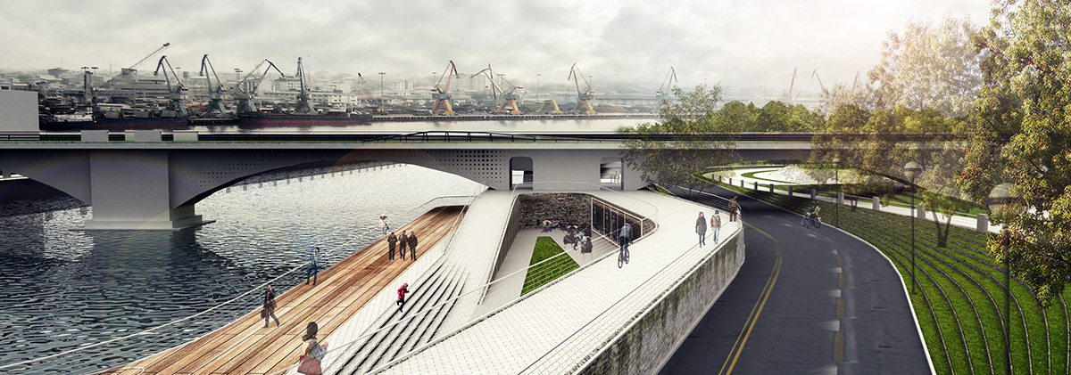 Pedestrian Oriented Public Realm And The Social Condenser- PRATIC A Studio | بازآفرینی فضای عمومی پیاده مدار در بافت مرکز شهر انزلی- استودیو پراتیک