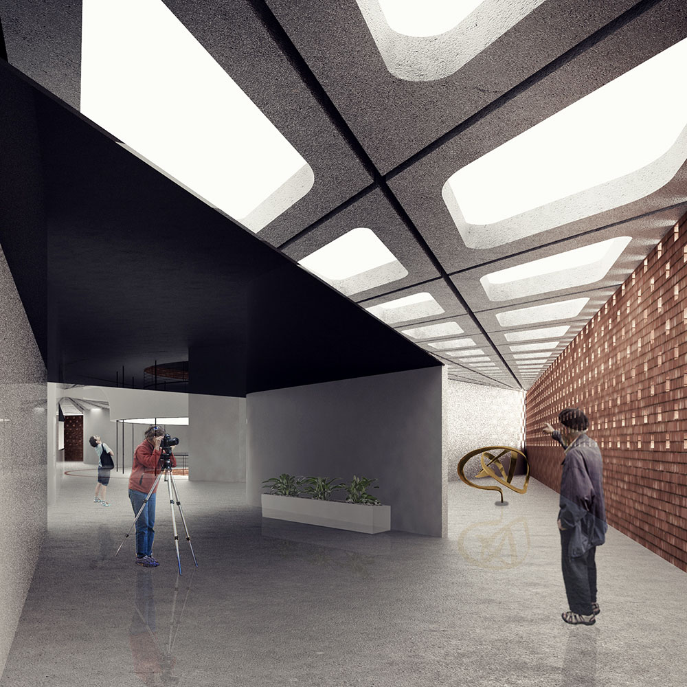 Professor Hesabi Tomb and Cultural center- Render | مجموعه علمی فرهنگی دکتر حسابی