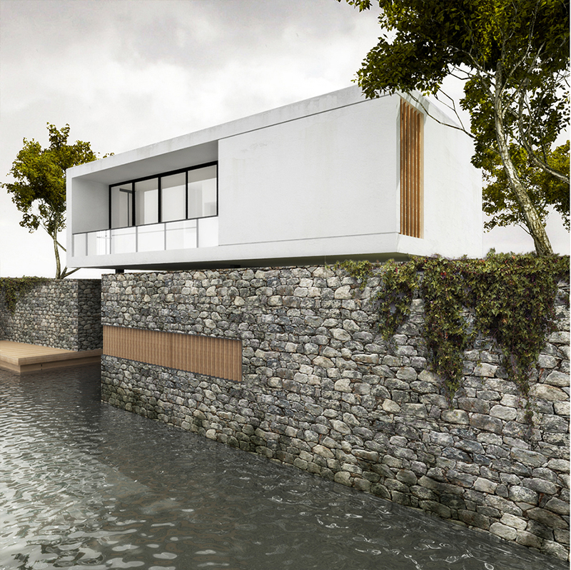Lagoon Beach House- Stilt house integrated with boat shed- PRATIC A Studio خانه مرداب - استودیو معماری پراتیک